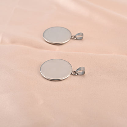 Princess Style Jewelry Accessories Featuring Round Pattern In Elegant Steel Color