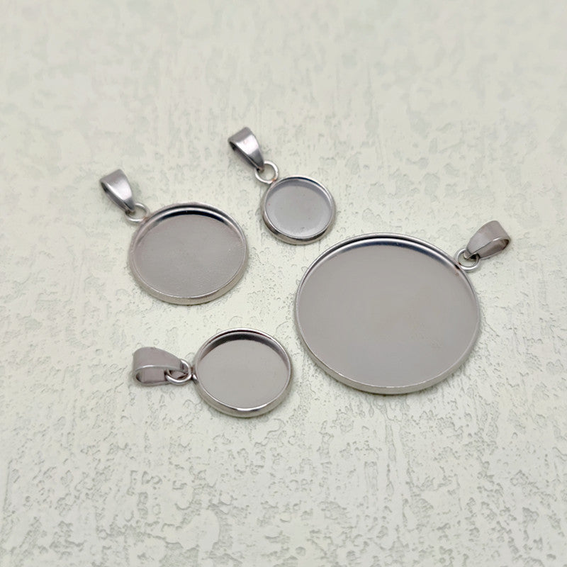 Princess Style Jewelry Accessories Featuring Round Pattern In Elegant Steel Color