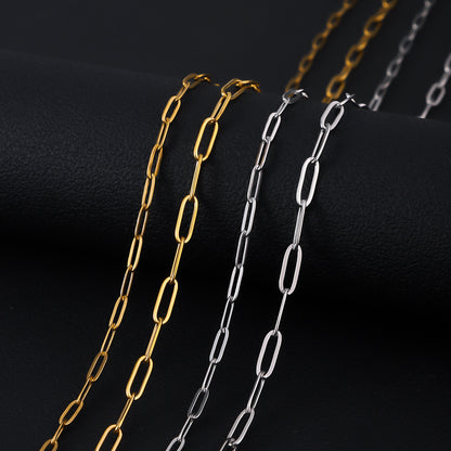 Unisex Cross Necklace For Love Charms Featuring Steel Color Cable Chain, 1 Piece