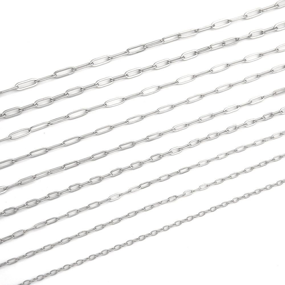 Unisex Cross Necklace For Love Charms Featuring Steel Color Cable Chain, 1 Piece