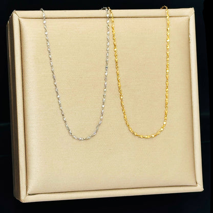 Floral Love Charms Necklace For Unisex Featuring 304 Stainless Steel With 18K Real Gold Plated In Steel Color