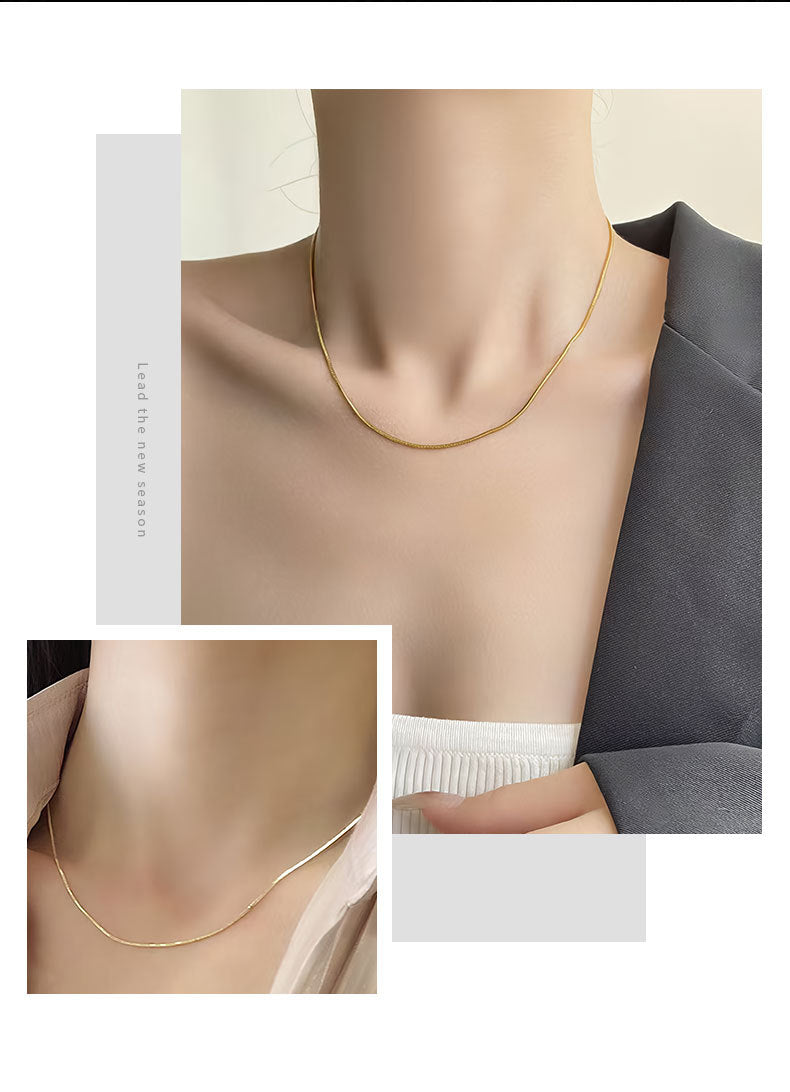 For Love Charms Necklace In Steel Color, Made With Durable Titanium Steel