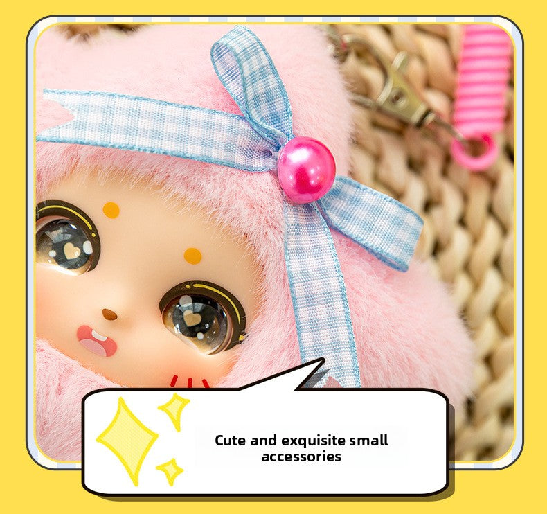 Plush Human Doll For Adults In Natural Pink, Soft And Collectible Toy