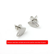 Titanium Steel Earrings, Single Piece