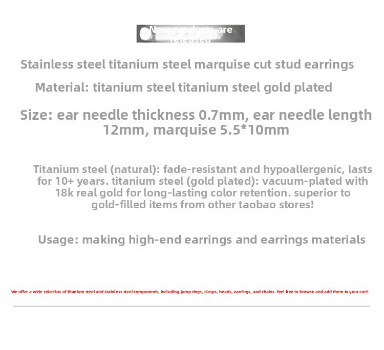 PVD Coated Titanium Steel Love Charms Jewelry Accessories In Golden