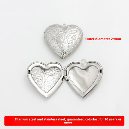 Totem Love Charms Jewelry Accessories In Steel Color Made Of Durable Titanium Steel