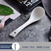 Round Spoon with Pointed Handle