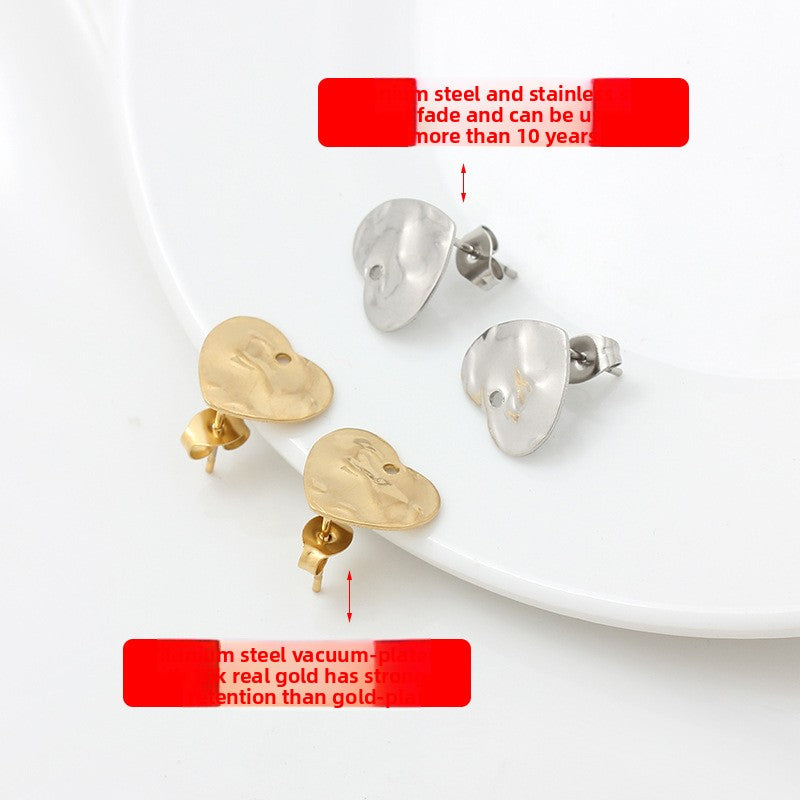 Original Design Jewelry Accessories Featuring PVD Coated Titanium Steel In Steel Color, 1 Piece