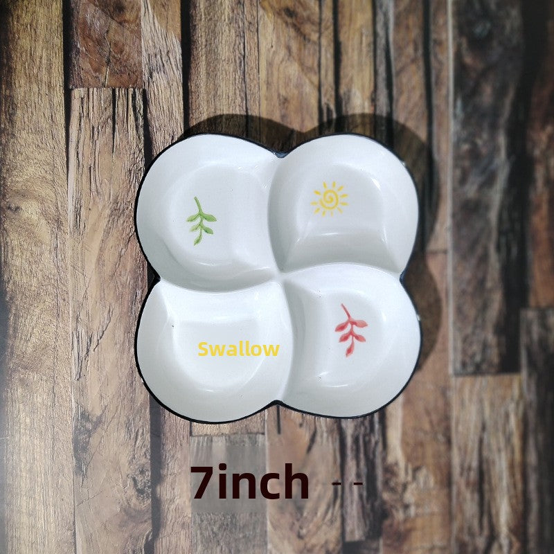 Ceramics Fruit Tableware Plate, Elegant Design For Kitchen And Dining Use