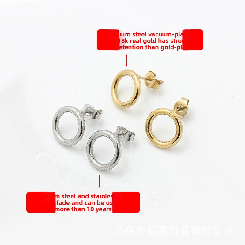 Original Design Jewelry Accessories Featuring PVD Coated Titanium Steel In Steel Color, 1 Piece