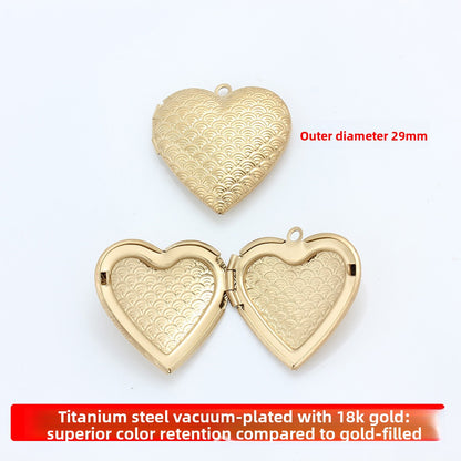 Totem Love Charms Jewelry Accessories In Steel Color Made Of Durable Titanium Steel