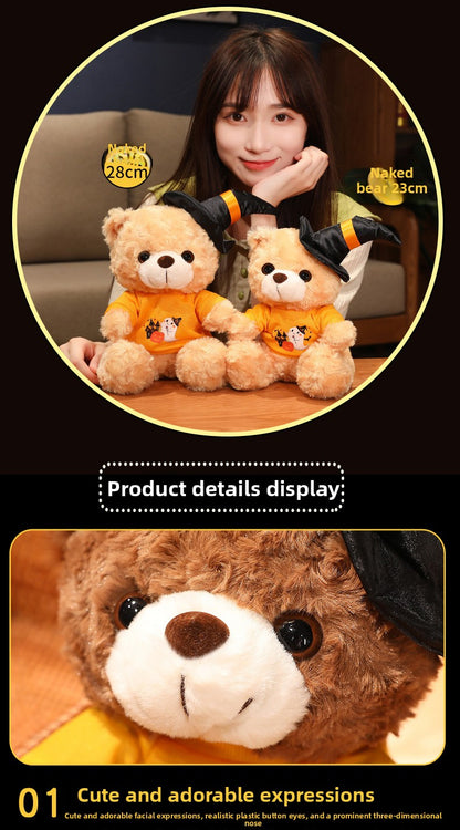 Halloween Purple Animal Stuffed Plush Toy Made With Soft PP Cotton, 1 Piece