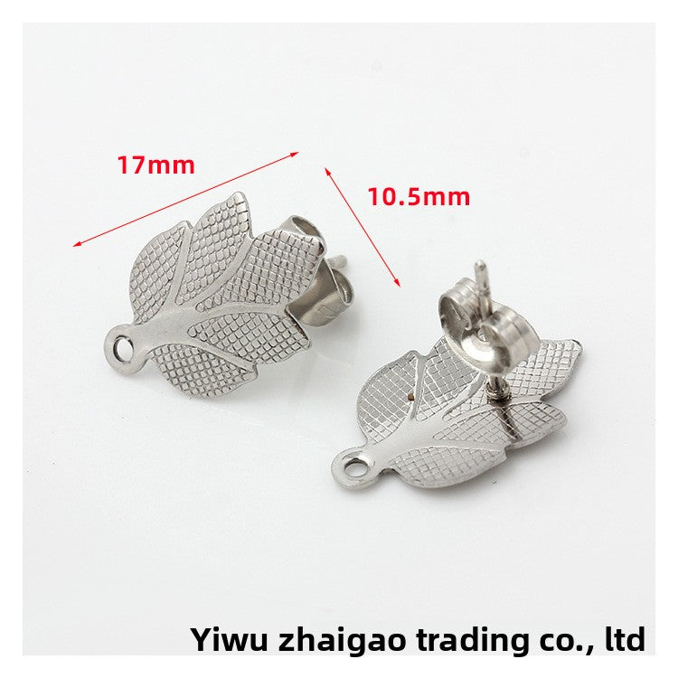 Original Design Jewelry Accessories Featuring PVD Coated Titanium Steel In Steel Color, 1 Piece