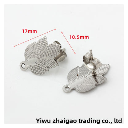 Original Design Jewelry Accessories Featuring PVD Coated Titanium Steel In Steel Color, 1 Piece