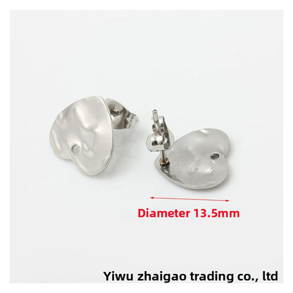 Original Design Jewelry Accessories Featuring PVD Coated Titanium Steel In Steel Color, 1 Piece