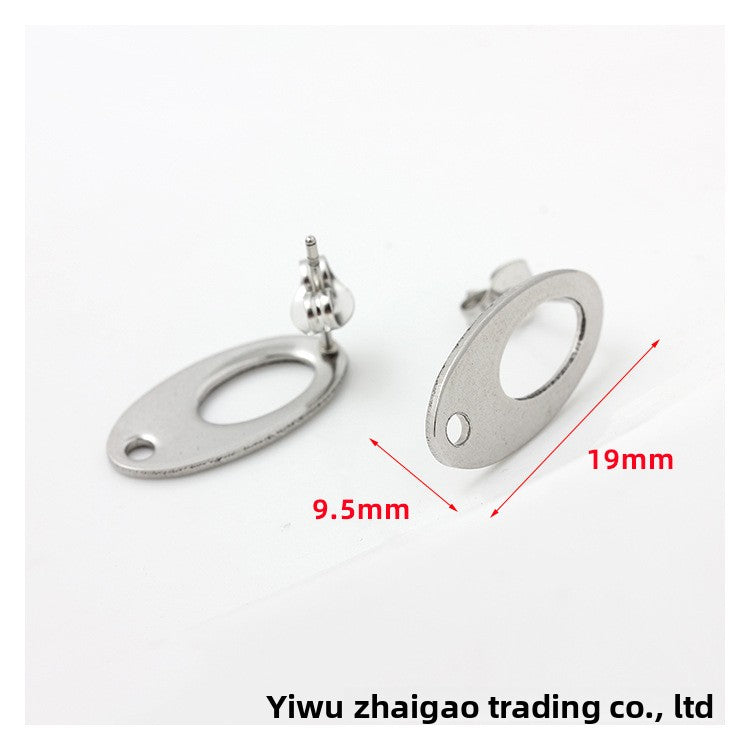 Original Design Jewelry Accessories Featuring PVD Coated Titanium Steel In Steel Color, 1 Piece
