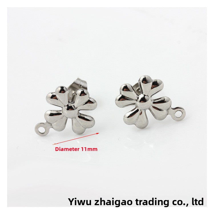 Original Design Jewelry Accessories Featuring PVD Coated Titanium Steel In Steel Color, 1 Piece