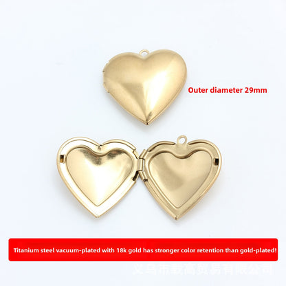 Totem Love Charms Jewelry Accessories In Steel Color Made Of Durable Titanium Steel