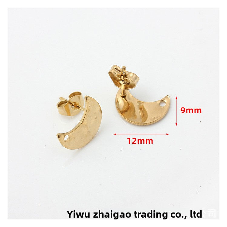 Original Design Jewelry Accessories Featuring PVD Coated Titanium Steel In Steel Color, 1 Piece