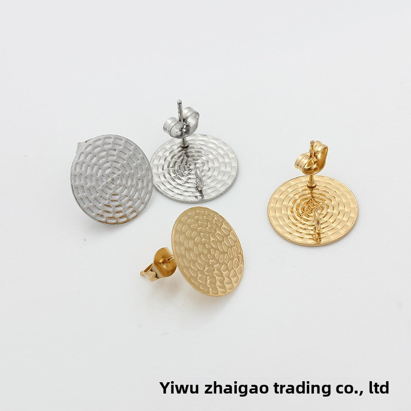 Spider Web Jewelry Accessory In 18K Real Gold Plated Titanium Steel, Golden Finish