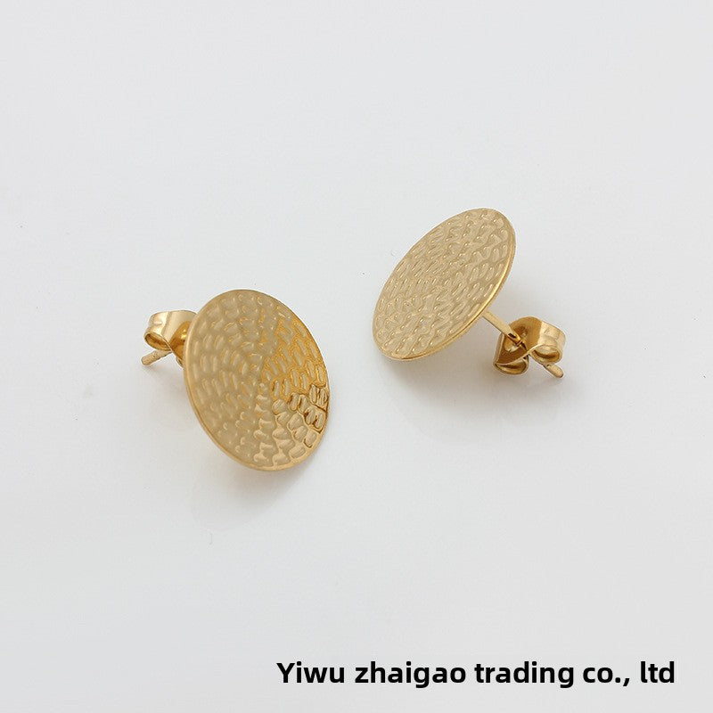 Spider Web Jewelry Accessory In 18K Real Gold Plated Titanium Steel, Golden Finish