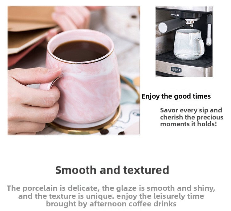 Solid Color Ceramics Cup Featuring Durable Ceramic Material In Classic Design