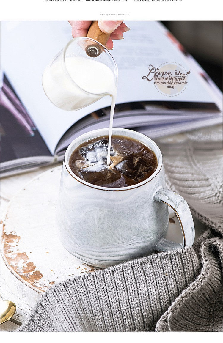 Solid Color Ceramics Cup Featuring Durable Ceramic Material In Classic Design
