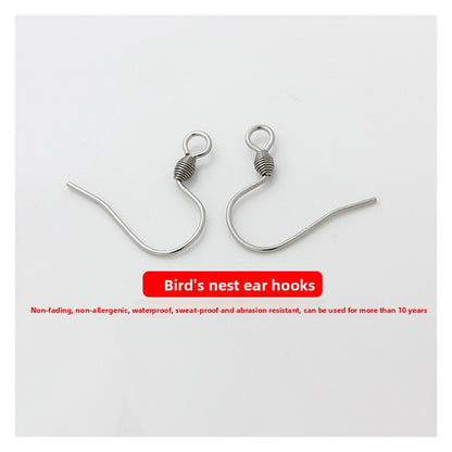 316 Stainless Steel Earring Findings In Simple Style Jewelry Accessories