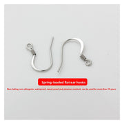 Flattened Spring Ear Hook, 1 Piece