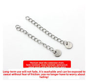 No-buckle Round Extension Chain, 1 Piece