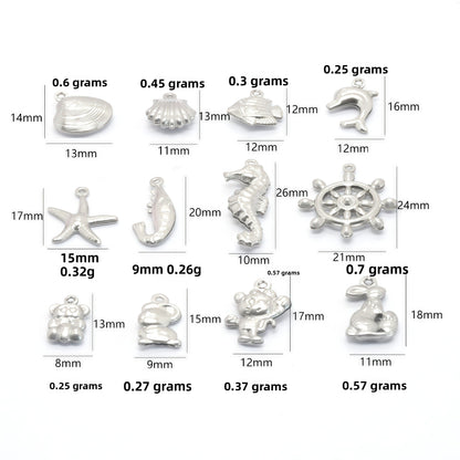 Cute Animal Pendant For Love Charms Made Of Durable 304 Stainless Steel