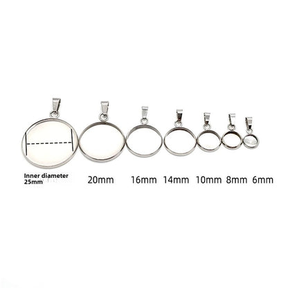 Princess Style Jewelry Accessories Featuring Round Pattern In Elegant Steel Color