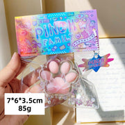 Pink Crystal Cat's Paw
