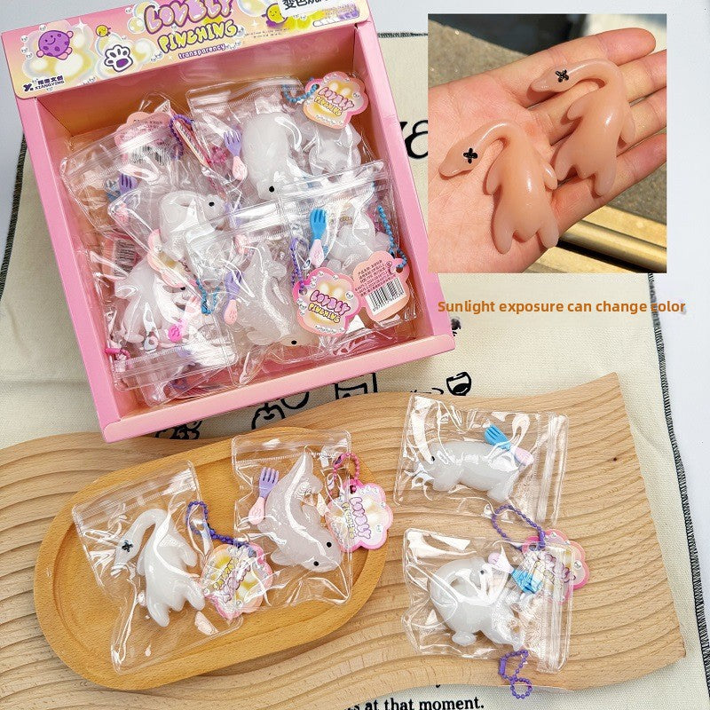Plastic Squishy Toy For Stress Relief, Soft And Squeezable Sensory Toy