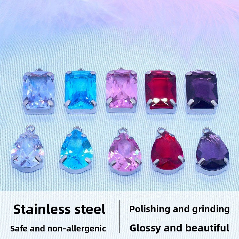 Jewelry Accessories Featuring Water Droplets Pattern With Inlay Craftsmanship