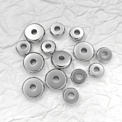 Polished Love Charms In Steel Color For DIY Accessories