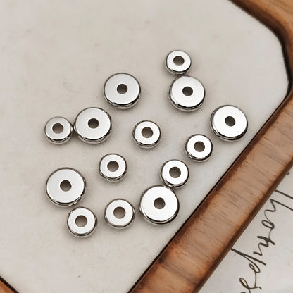 Polished Love Charms In Steel Color For DIY Accessories