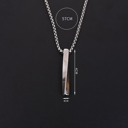 Handmade Metal Necklace In Steel Color For Love Charms