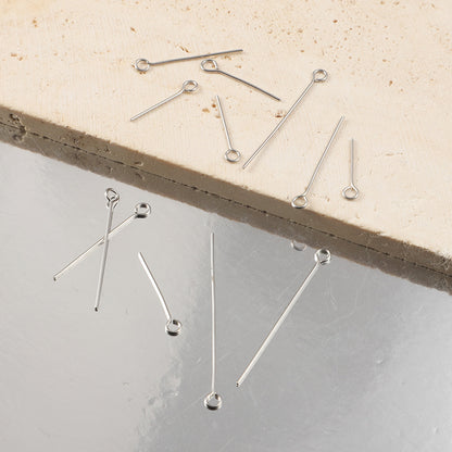 100 PCS/Package 304 Stainless Steel Bead Needle In Steel Color For Jewelry Accessories