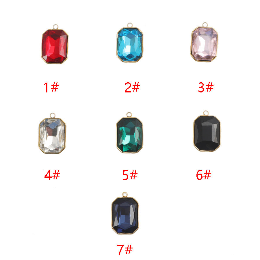 Red Jewelry Accessory Featuring Gem Pattern With Inlay Craftsmanship