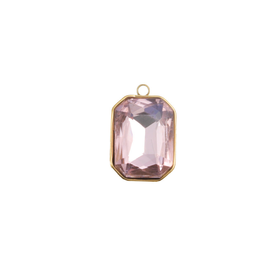 Red Jewelry Accessory Featuring Gem Pattern With Inlay Craftsmanship