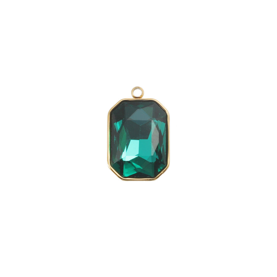 Red Jewelry Accessory Featuring Gem Pattern With Inlay Craftsmanship