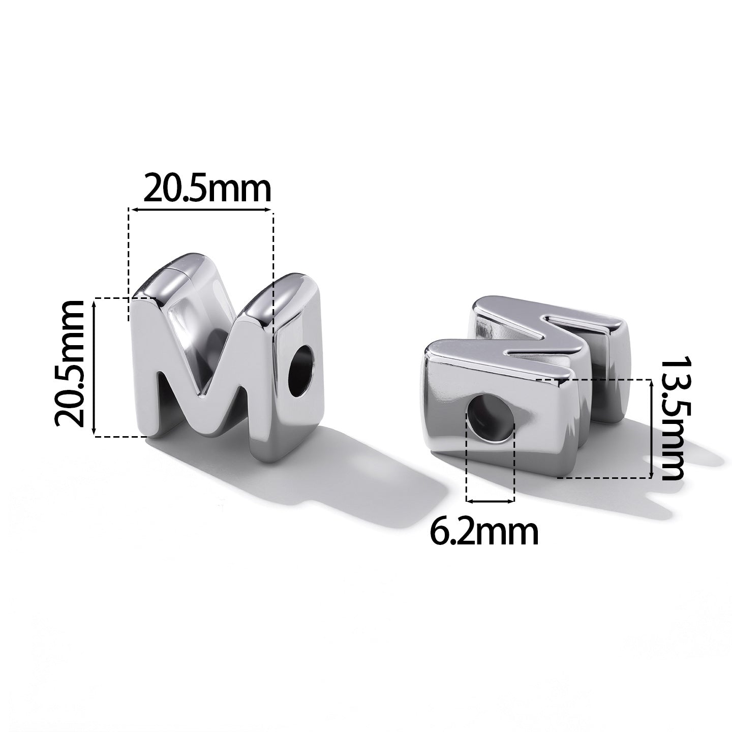 Original Design Acrylic Letter Love Charms Jewelry Accessories