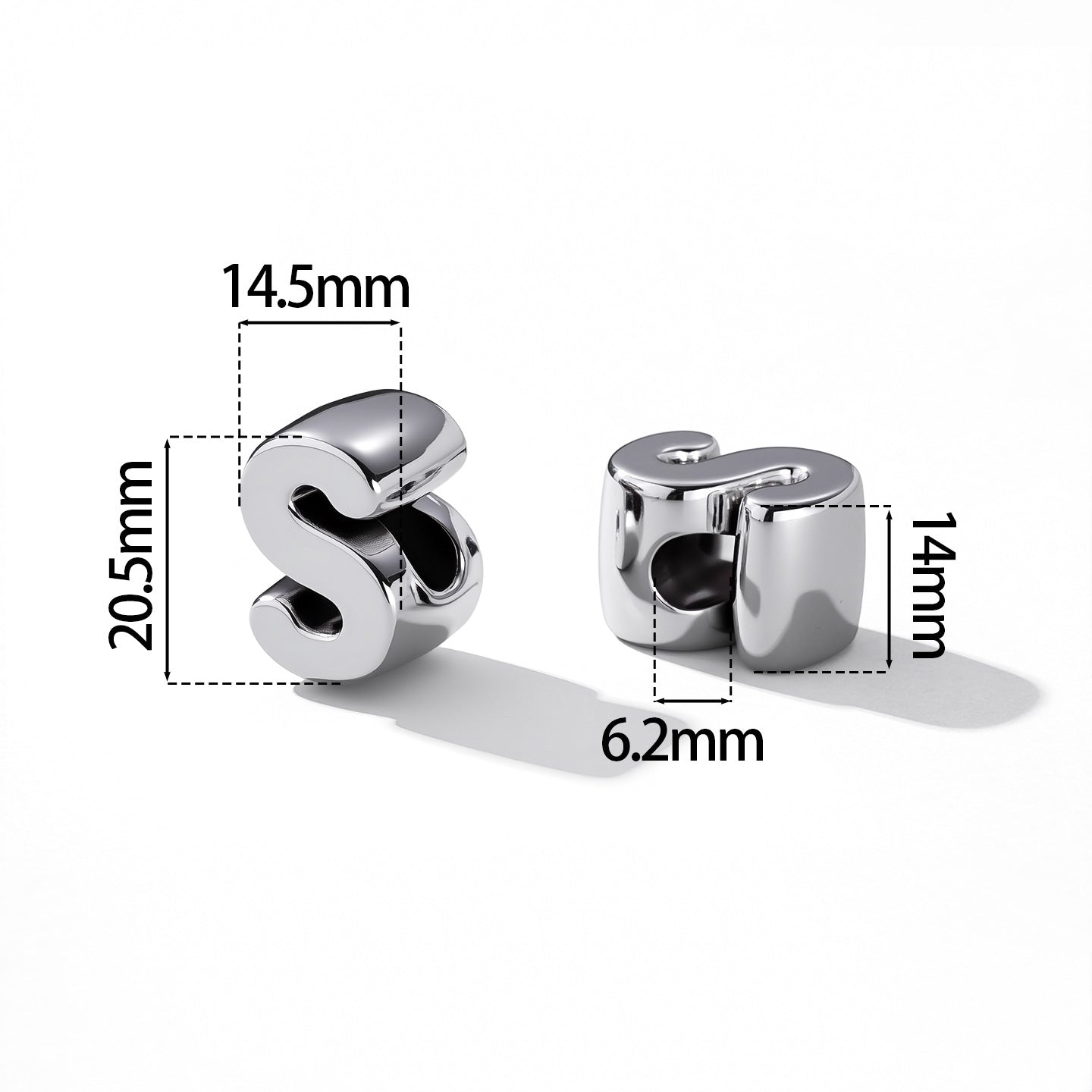 Original Design Acrylic Letter Love Charms Jewelry Accessories