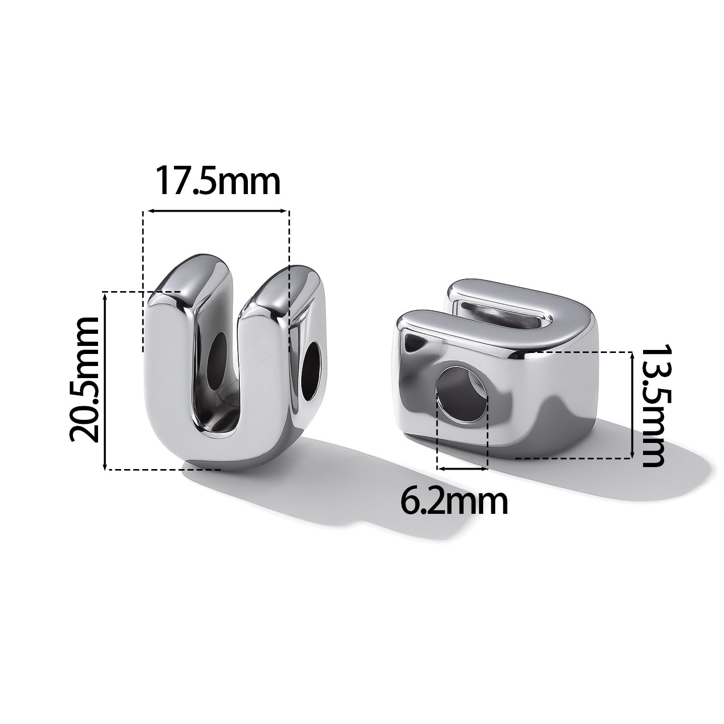 Original Design Acrylic Letter Love Charms Jewelry Accessories