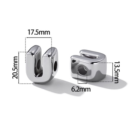 Original Design Acrylic Letter Love Charms Jewelry Accessories
