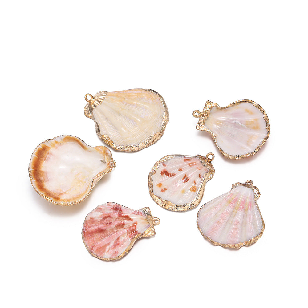 Original Design Jewelry Accessories Featuring Conch Pattern In Shell Material