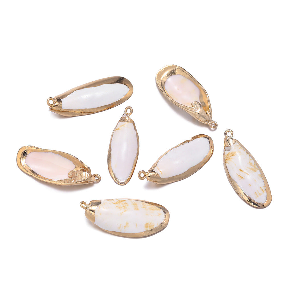 Original Design Jewelry Accessories Featuring Conch Pattern In Shell Material
