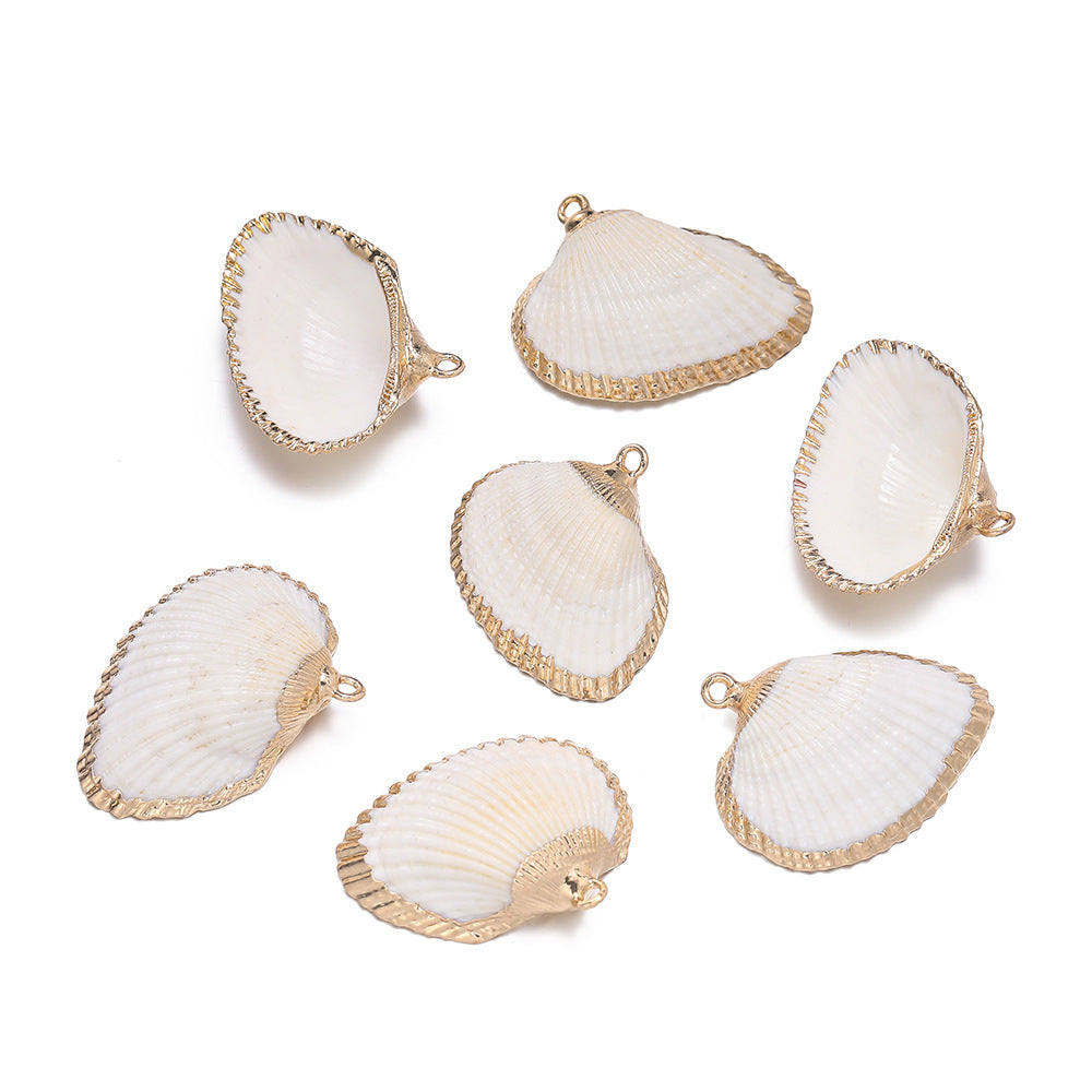 Original Design Jewelry Accessories Featuring Conch Pattern In Shell Material