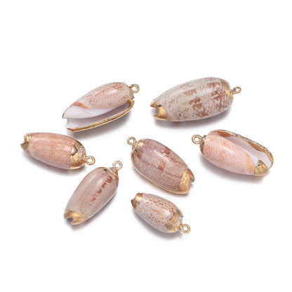 Original Design Jewelry Accessories Featuring Conch Pattern In Shell Material
